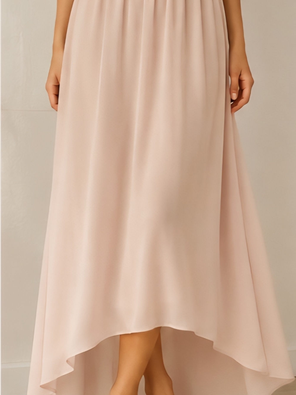 Talula Dusty Blush High-Low Skirt